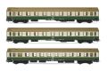 3er-Pack Wagen Typ OSShD, (A, AB, Bc) der DR, Epoche IV