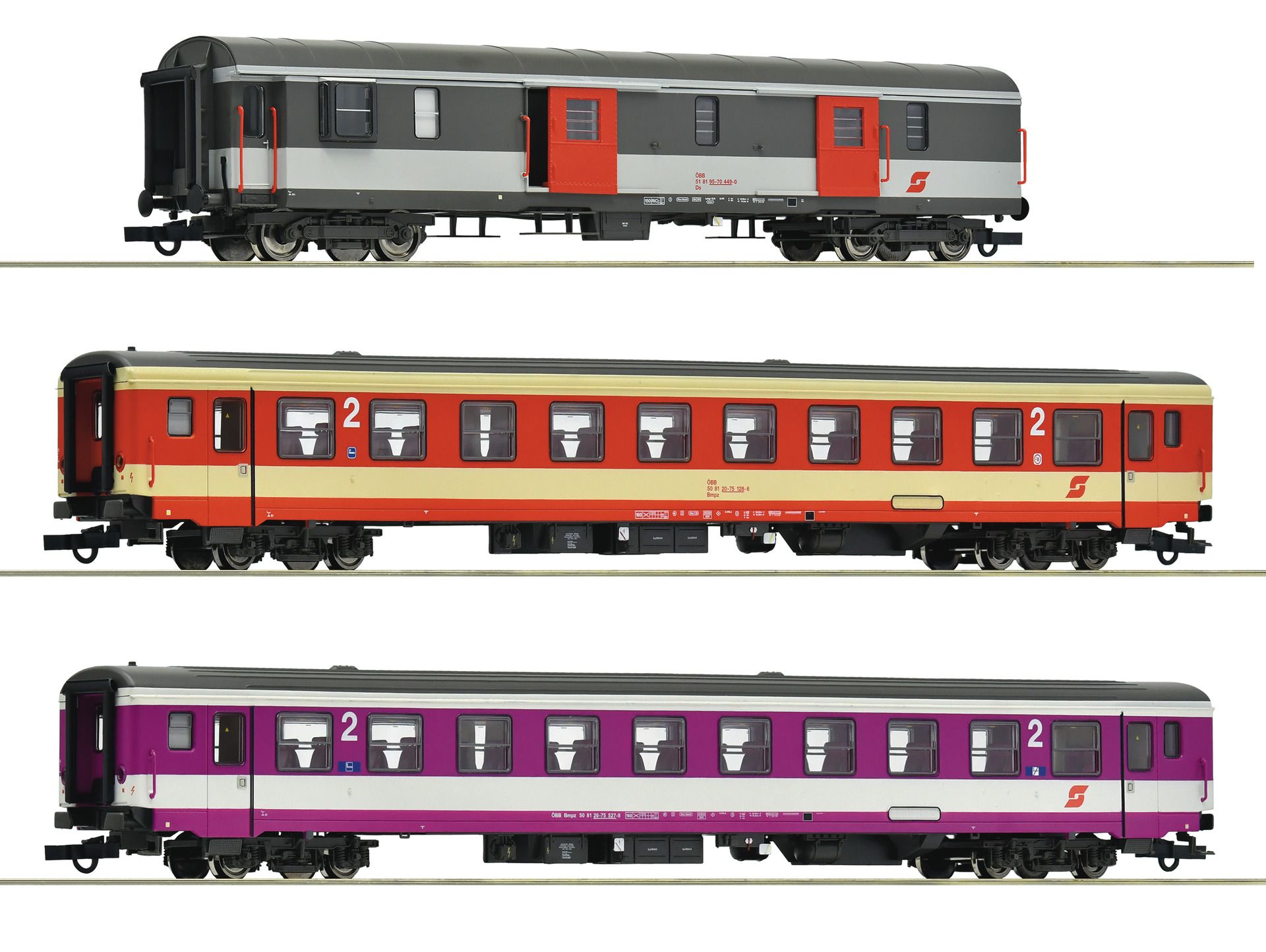 3er Set Personenwag. OEBB #1