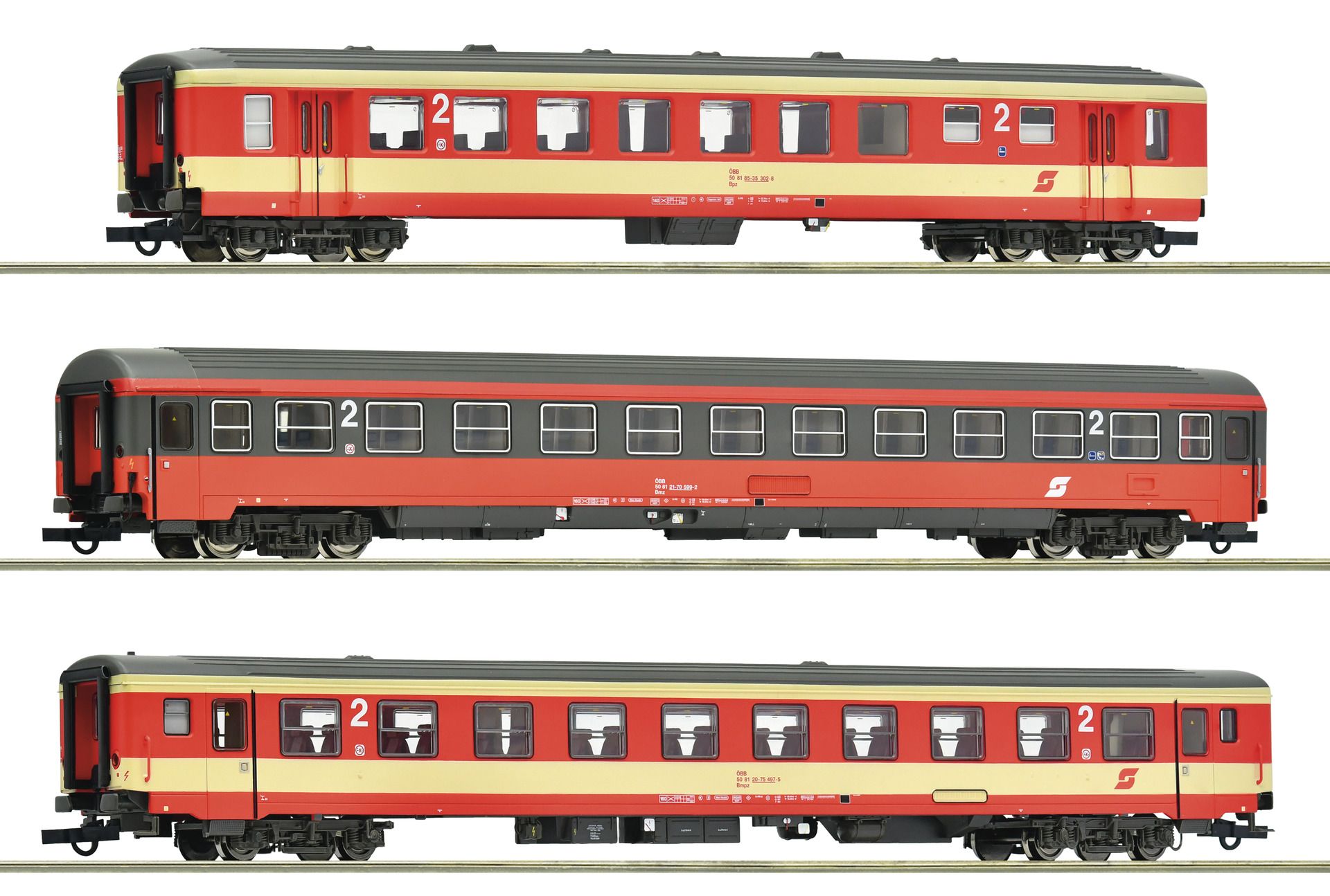 3er Set Personenwag. OEBB #2
