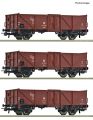 Set offene G�terwagen DR 3-tlg.