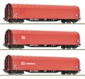3er Set Schiebeplanenwag. DB-