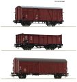 3-tlg. Set: G�terwagen