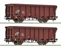 2-tlg. Set: Offene G�terwagen