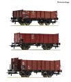 3-tlg. Set: Offene G�terwagen