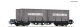 Rungenwagen Rs mit Container NS IV