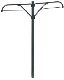 N Stra�enbahn Mittelmast, schwarz br�niert