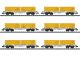 Containertragwagen-Set Abraumzug DB/AAE VI 6-tlg.