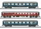 Schnellzugwagen-Set F 41 Senator DB III 3-tlg.