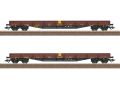 2-tlg. Set Niederbordwagen Res-x DB AG