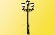 H0 Gaslaterne dreifl. LED