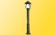 N Parklaterne schwarz, LED