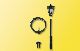 H0 Bausatz Parklaterne, LED