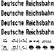 Deutsche Reichsbahn Beschrift
