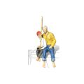 G Frank und Sohn beim Angeln
