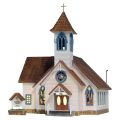H0 Dorfkirche ( mit Beleuchtung )