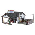 H0 Ethyl's Autowerkstatt und Tankstelle