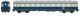 Sch�rzen-Eilzugwagen 3.Kl. �BB IIIc beige/saphierblau