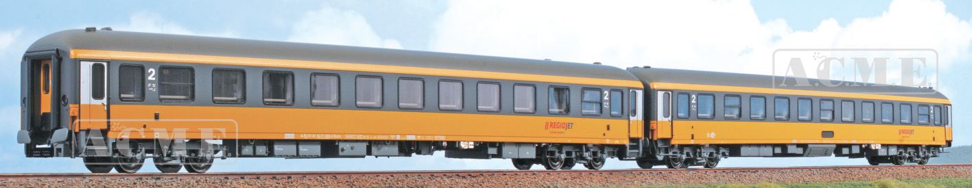 55337 ACME - Set mit 2 Liegewagen RegioJet - Spur H0