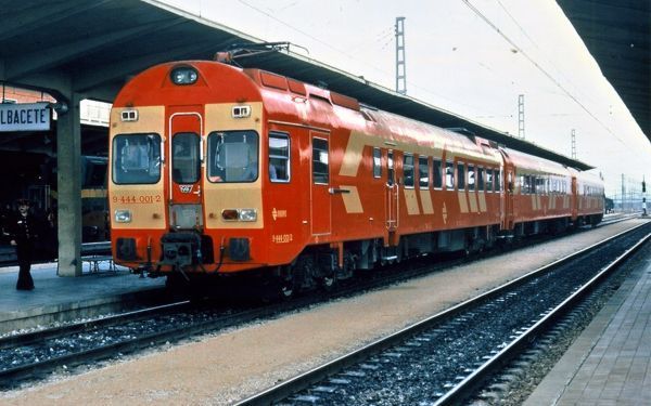 Electric railcar 444-004, RENFE.