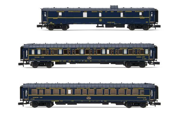 CIWL, 3-tlg. Set Train Bleu Reisezugwagen, Ep. III