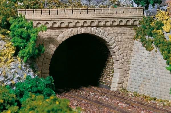 11343 Auhagen - HO 2 Tunnelportale 2-gleisig - Spur H0