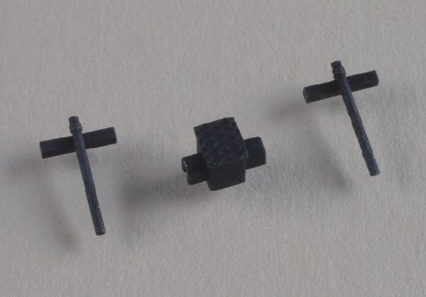 41619 Auhagen - H0 10 Seilzugh.,2 Druckrollen - Spur H0