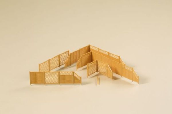 41648 Auhagen - H0 Sichtschutzzaun mit S�ulen - Spur H0