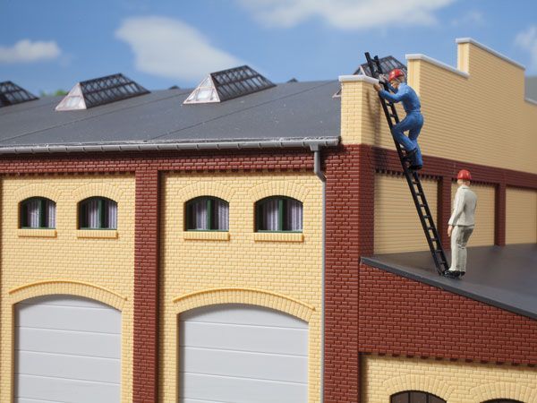 80216 Auhagen - H0 Fenster M gr�n - Spur H0