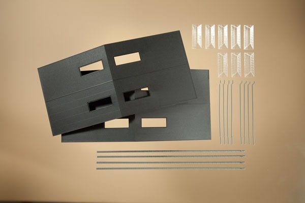 80301 Auhagen - H0 2 D�cher m.Oberlichtfenst. - Spur H0