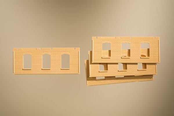 80627 Auhagen - H0 W�nde 2532E gelb - Spur H0