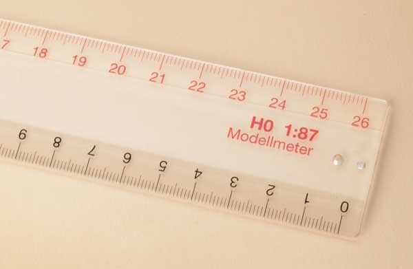 99004 Auhagen - Ma�stabslineal H0 - -