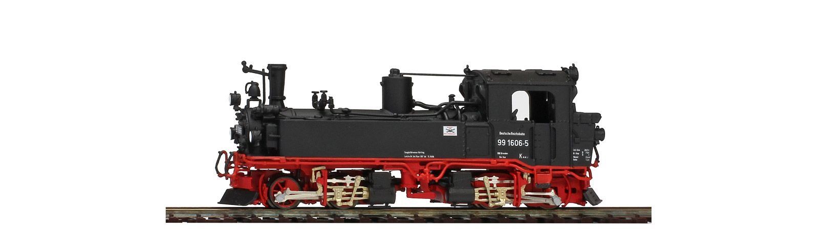 1016861 Bemo - H0e DR 99 1606-5 Fertigmodell - Spur H0e