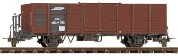 Hochbordwagen E 6617 der RhB in H0m braun