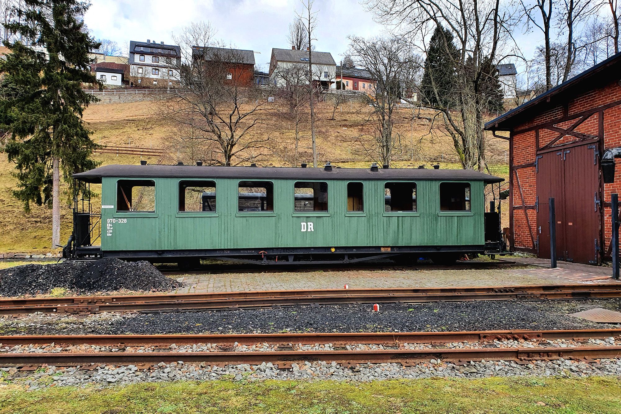 3022820 Bemo - DR 970-320 Persw Holzkasten - Spur H0e