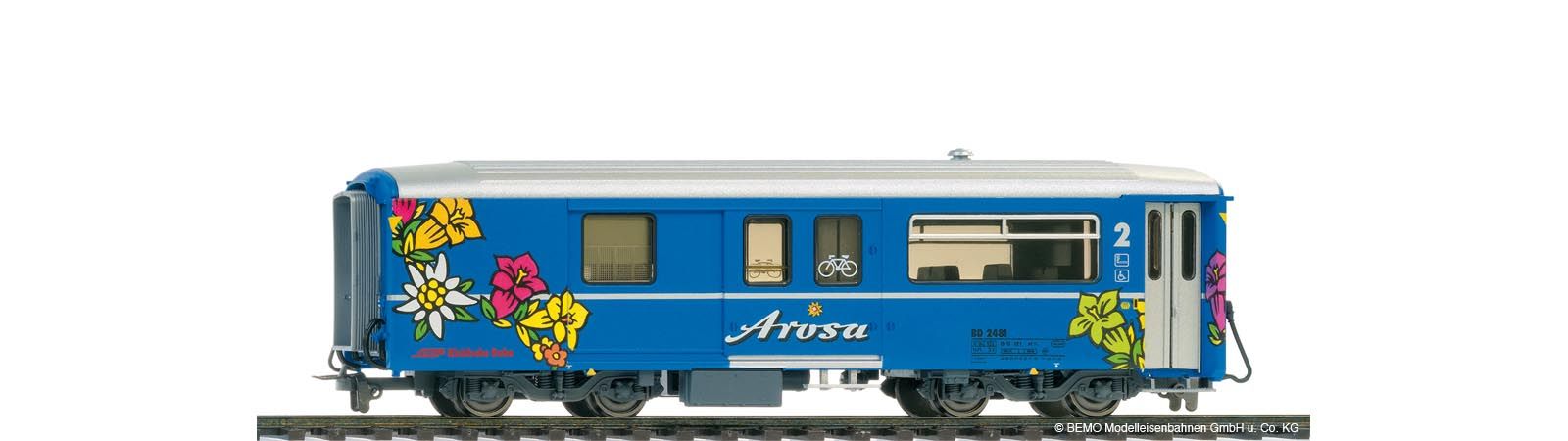 RhB BD 2481 Packwagen "Arosa Express"