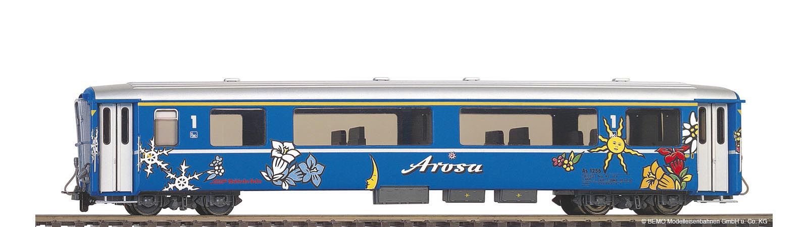 3268146 Bemo - Personenwagen RhB As 1256 Salonwagen Arosa Express - Spur H0m