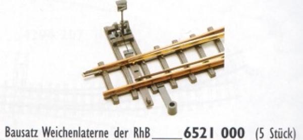 6521000 Bemo - Bausatz Weichenlaternen, 5 Stück - Spur H0