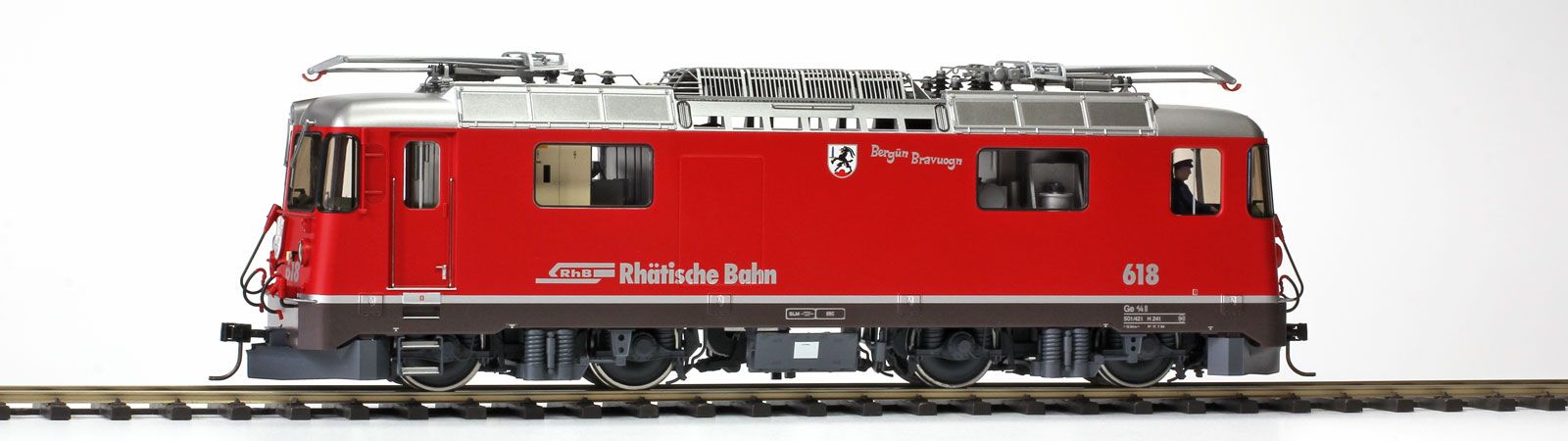 Bemo H0m - 1265 141 - Locomotora eléctrica - ABe 4/4 #501, 1./2. Clase