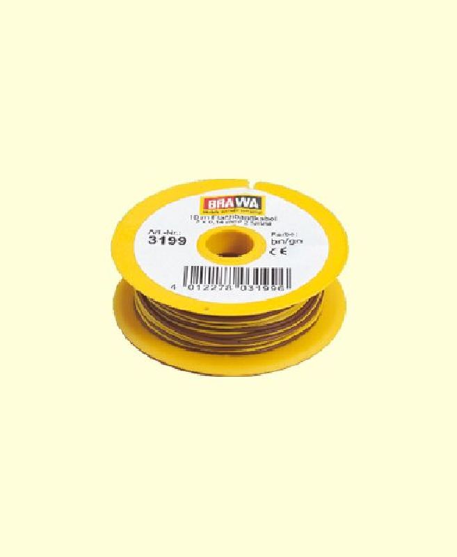 3199 Brawa - Litze / Kabel 0,14 mm² braun/gelb 10 m - allgemein