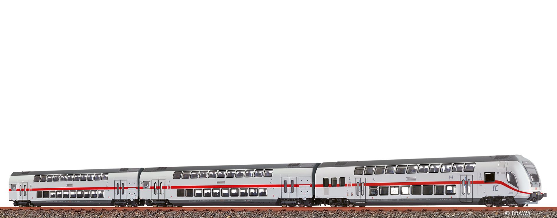 Brawa 44564 - H0 SET IC 4881 DB AG VI DC ex - Spur H0
