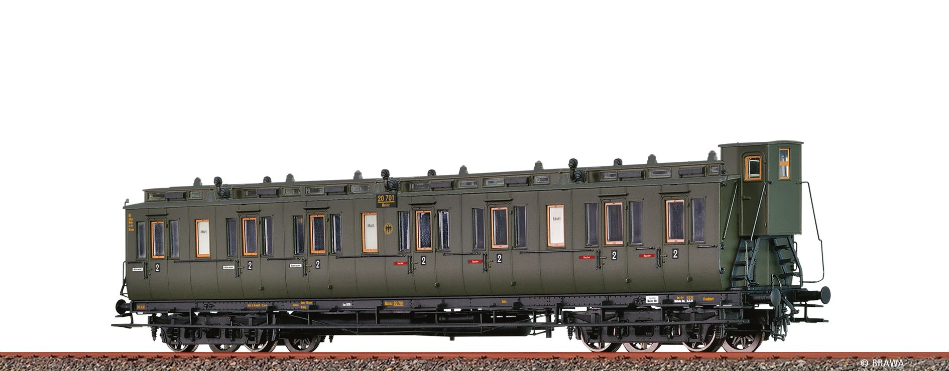 45270 Brawa - H0 PEW B4 DRG, II - Spur H0