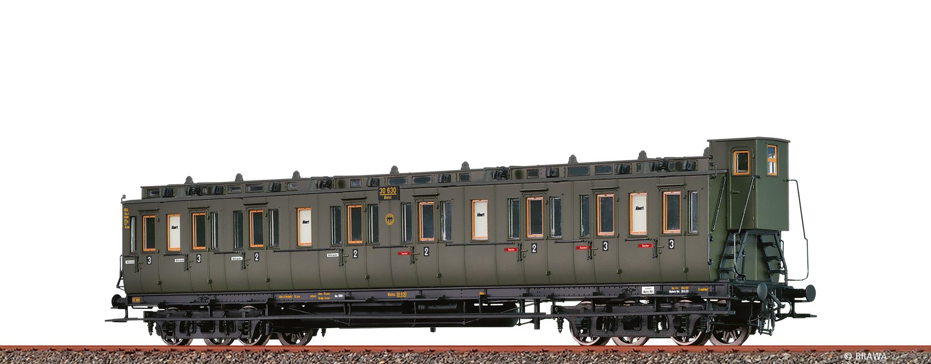 45271 Brawa - H0 PEW BC4 DRG, II - Spur H0