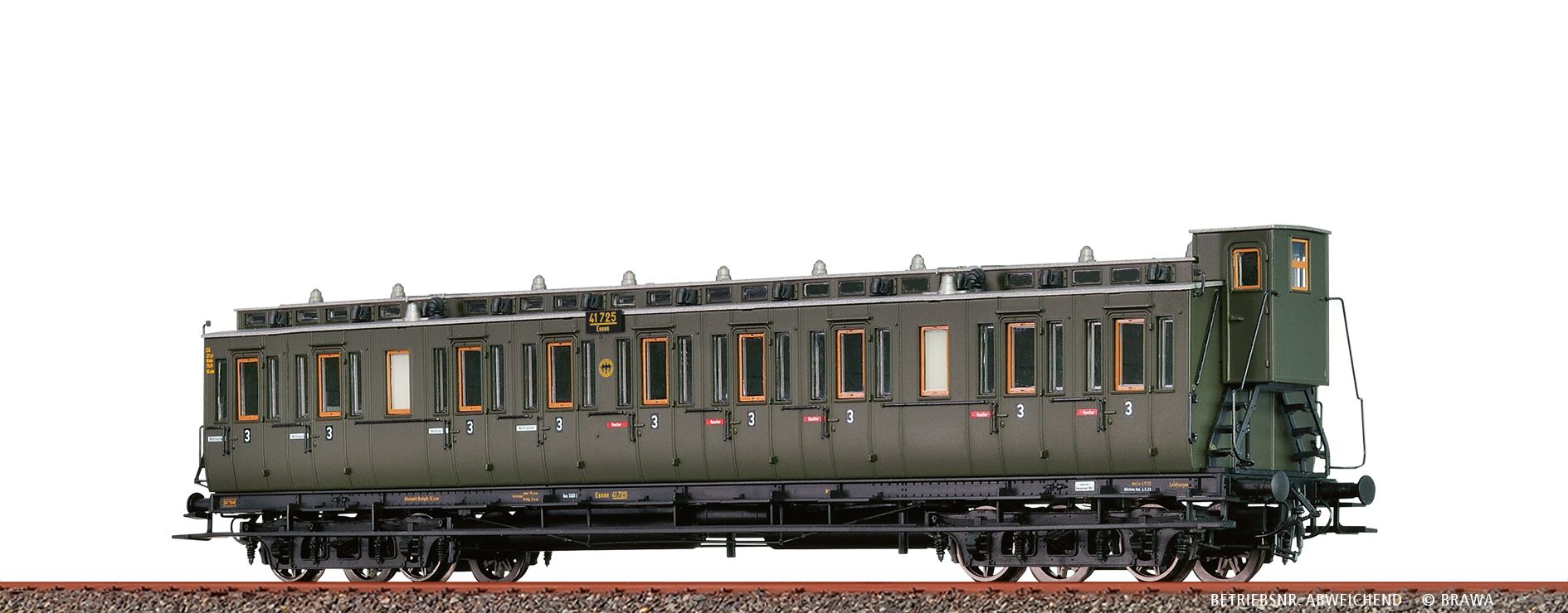 45272 Brawa - H0 PEW C4 DRG, II - Spur H0