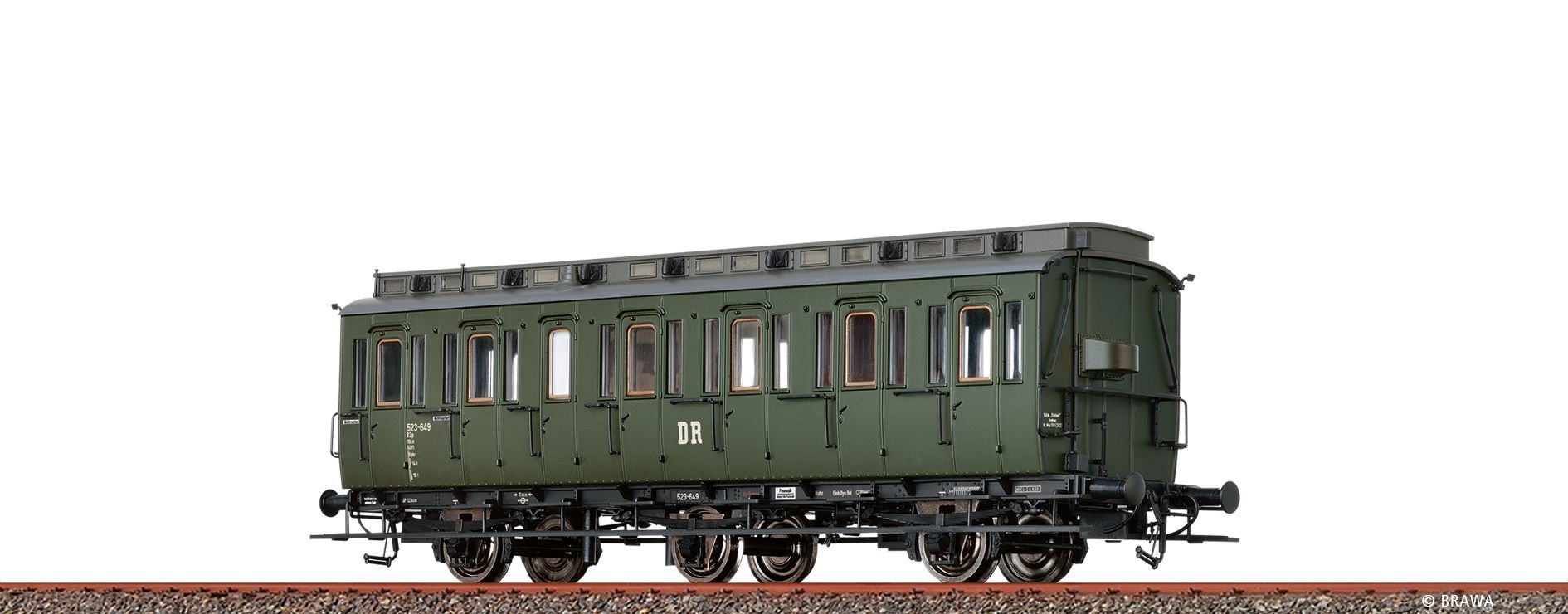 45490 Brawa - H0 PEW B3p DR, III - Spur H0