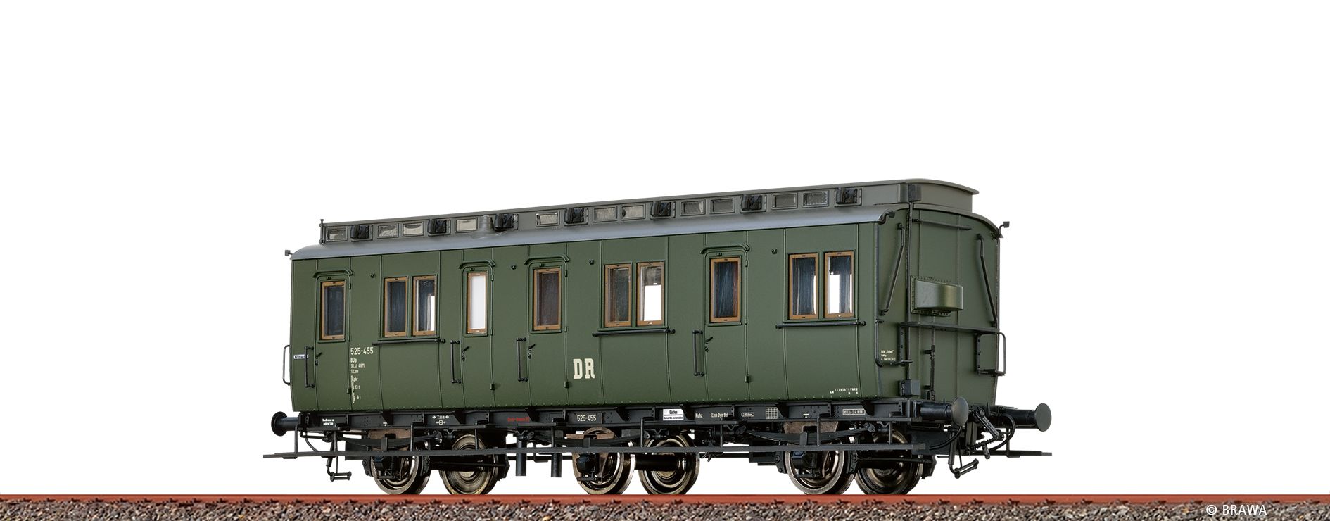 45492 Brawa - H0 PEW B3p DR, III - Spur H0