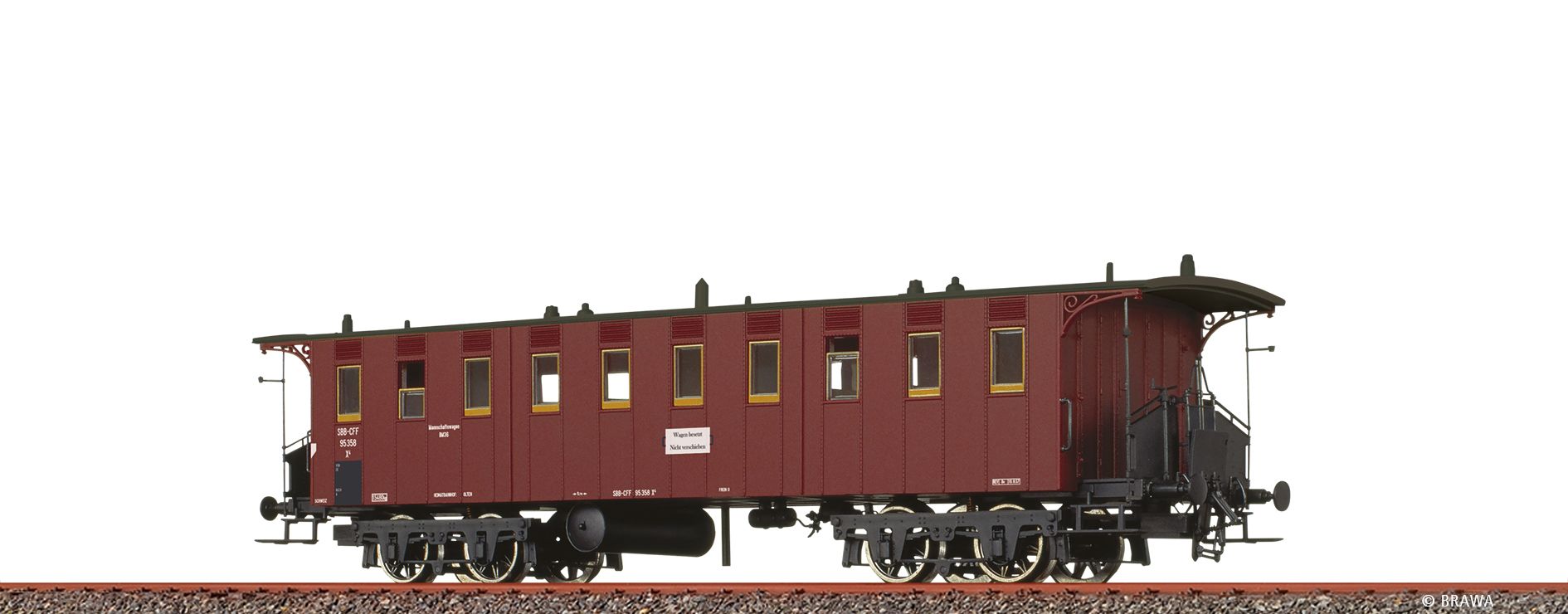 45712 Brawa - H0 PEW X4 SBB III - Spur H0