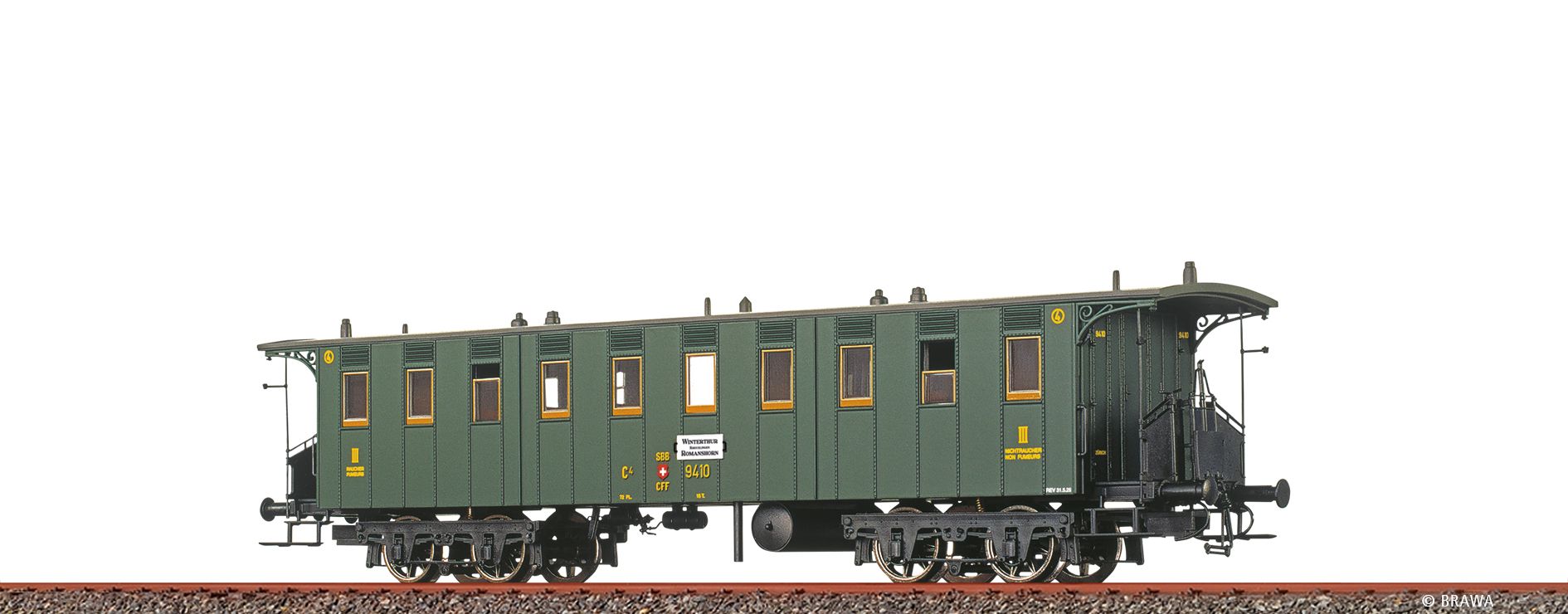 45716 Brawa - H0 PEW C4 SBB II - Spur H0
