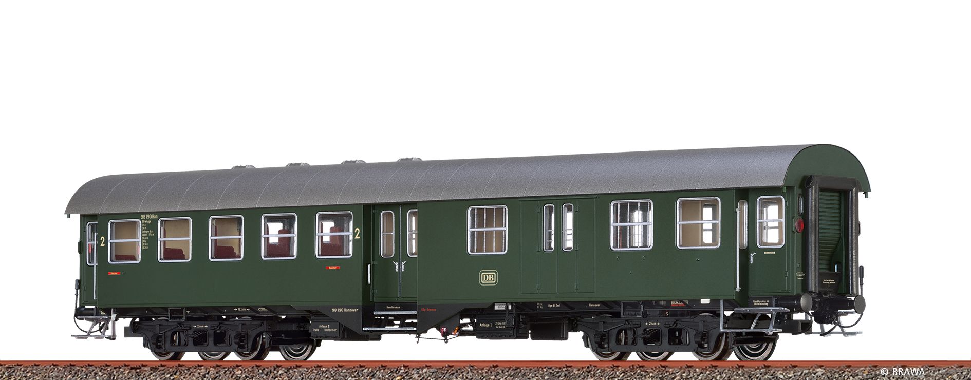 H0 Umbau-/Halbgepäckwagen BPw4yge DB Epoche III Betr.-Nr. 98 190 Han