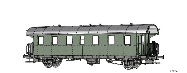 46722 Brawa - H0 Personenwagen B2mp CFL, III - Spur H0