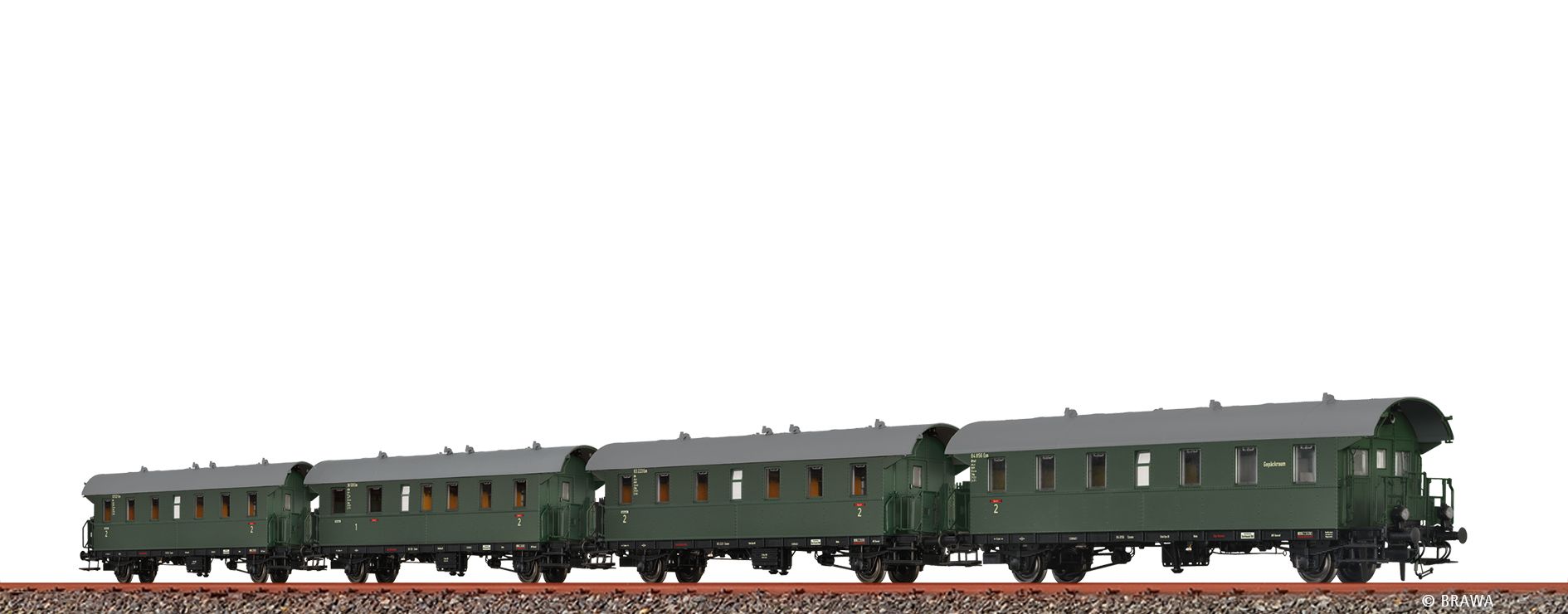 46821 Brawa - H0 PWG Set DB III - Spur H0
